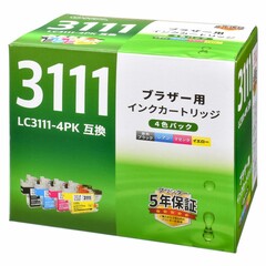 ֥饶ߴ LC3111 4ѥåINK-BR3111-4P 01-3875