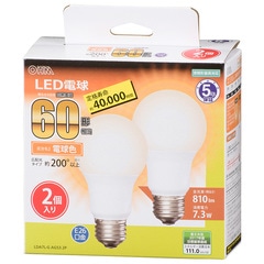 LED�ŵ� E26 60������ ���۸� �ŵ忧 2������LDA7L-G AG53 2P 06-3299