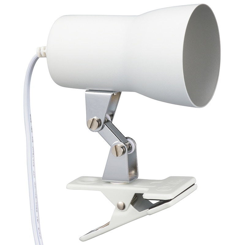 クリップライト E17 ホワイト｜LTC-N117AW-W 06-0830｜通販ならオーム