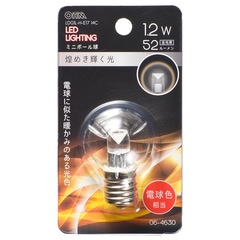 LED�ŵ� �ߥ˥ܡ����ŵ�� E17/1.2W �ŵ忧 ���ꥢ��LDG1L-H-E17 14C 06-4630