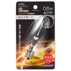 LED�ŵ� �����ǥꥢ�ŵ�� E17/0.8W �ŵ忧 ���ꥢ��LDC1L-G-E17 13C 06-4652