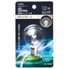 LED�ŵ� �ߥ˥ܡ����ŵ�� E17/1.2W ���� ���ꥢ��LDG1N-H-E17 15C 06-4662