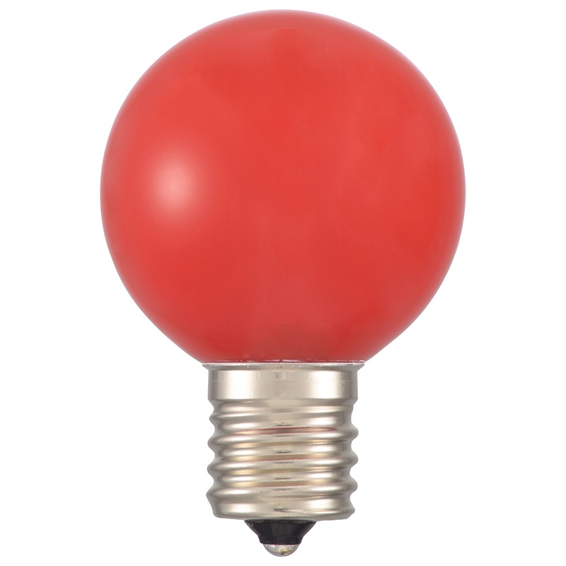 LED電球 ミニボール電球形 E17/1.2W 赤|LDG1R-H-E17 15 06-4663|通販 LED電球 ミニボール電球形 E17/1.2W 赤|LDG1R-H-E17 15 06-4663|通販