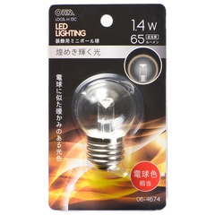 LED�ŵ� �ߥ˥ܡ����ŵ�� E26/1.4W �ŵ忧 ���ꥢ��LDG1L-H 13C 06-4674