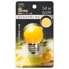 LED�ŵ� �ߥ˥ܡ����ŵ�� E26/1.4W ����LDG1Y-H 13 06-4679
