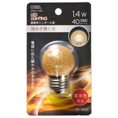 LED�ŵ� �ߥ˥ܡ����ŵ�� E26/1.4W �ŵ忧 �����LDG1L-H 13G 06-4680