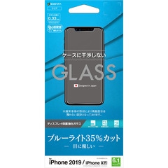 �饹���Хʥ� ���ޥ۲����ݸ�ե���� iPhone11 ���饹 �֥롼�饤�ȥ��å� 0.33mm��GE1971IP961 15-8405