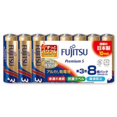 �ٻ��� ���륫�괥���� ñ3�� 1.5V LR6 Premium S/8�ĥѥå���LR6PS(8S) 17-0205