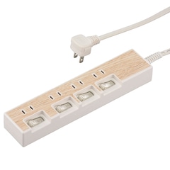 ���ť��å� 4�ĸ� 1.5m ����Ĵ�ۥ磻�ȡ�HS-TP415WD-W 00-5015