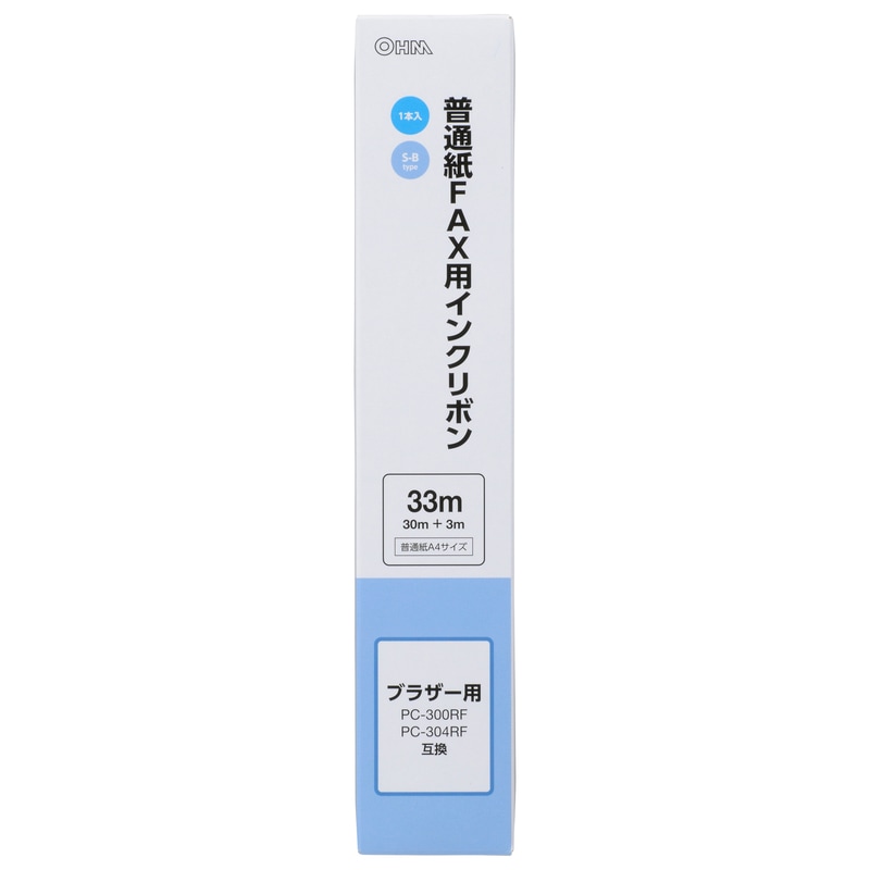 6本セット】普通紙FAXインクリボン S-Bタイプ 33m 1本入x6個 ｜OAI