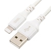 AudioComm ˶饤ȥ˥󥰥֥ USB TypeA/Lightning 1.8mSIP-L18EAH-W 01-7109