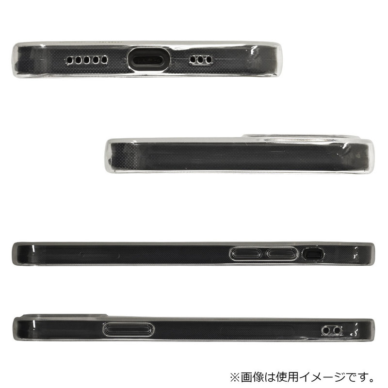 ラスタバナナ iPhone12/12Pro ソフト背面ケース クリア｜5770IP061TP