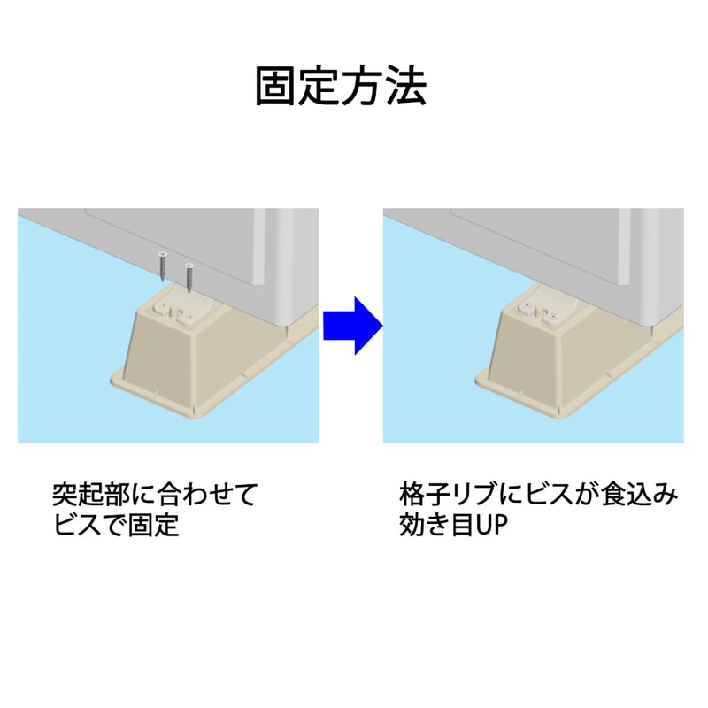 エアコン室外機架台 シンプルベース ｜DZ-SB360 00-7400｜通販なら