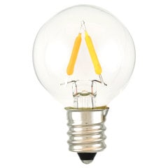 ボール電球 旭光 フィラメントタイプled電球 ボール球 G30 E12 0 8w クリア G30e12 0 8wc21 16 6513 オーム電機ダイレクト