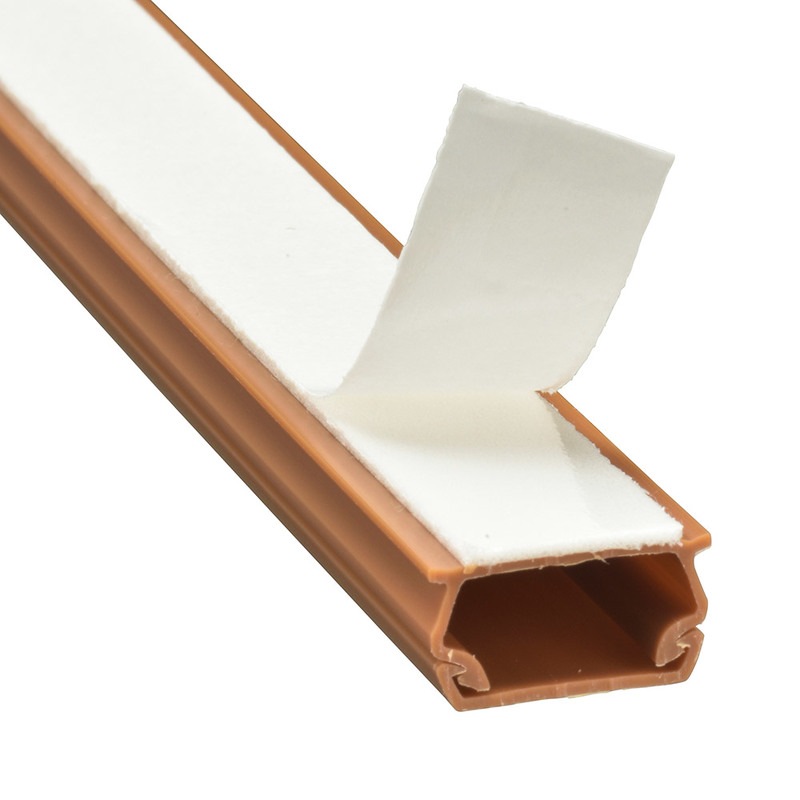 テープ付ABSモール2号 1m ブラウン 10本入｜DZ-AMT21-T/10P 00-8000