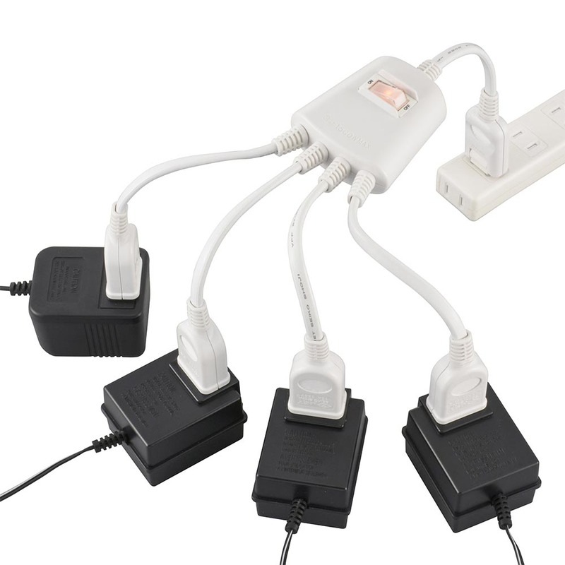 電源分配コード 4個口 集中スイッチ付｜HS-TP4C10V3-W 00-1985｜通販