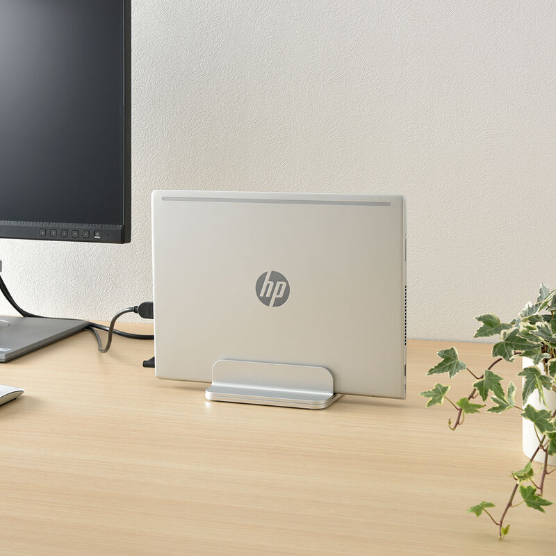 パソコン　スタンド付き ノートパソコンスタンド 頑丈タイプ NPS-W シルバー 7246896│アイリス