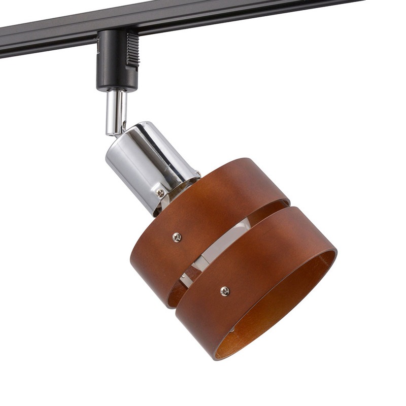 レールライト ライティングダクト用 E26口金 ダークブラウン