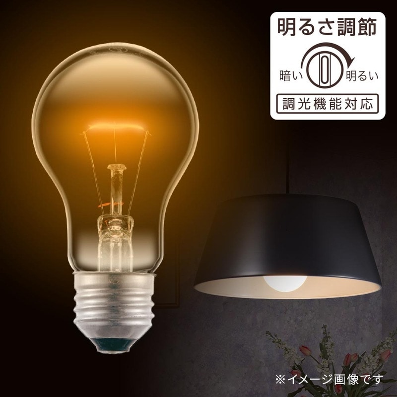白熱電球 E26 100W形 クリア｜LB-D66100CN 06-4737｜通販なら