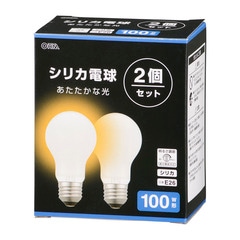 ��Ǯ�ŵ� E26 100W�� ���ꥫ 2�ĥ��åȡ�LB-D6695W-2PN 06-4744