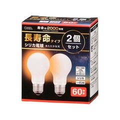 Ĺ��̿��Ǯ�ŵ� E26 60W�� ���ꥫ 2�ĥ��åȡ�LB-DL5657W-2PN 06-4756