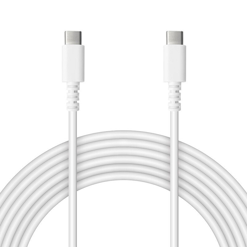 ラスタバナナ 充電・通信ケーブル USB TypeC/TypeC 3m ホワイト