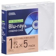 Blu-ray��CD��DVD������ ����5mm����ॿ���� 1���Ǽ��5�ĥѥå� ���ꥢ��OA-RCD5M5P-C 01-7213