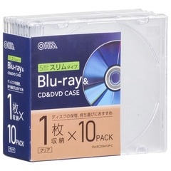 Blu-ray��CD��DVD������ ����5mm����ॿ���� 1���Ǽ��10�ĥѥå� ���ꥢ��OA-RCD5M10P-C 01-7214