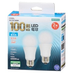 LED�ŵ� E26 100������ ����� 2������LDA11D-G AG52 2P 06-4715