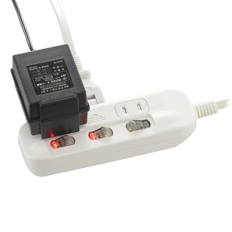 電源タップ 交互コンセント 3個口 2m｜HS-TP32ADW22 00-1652｜通販なら