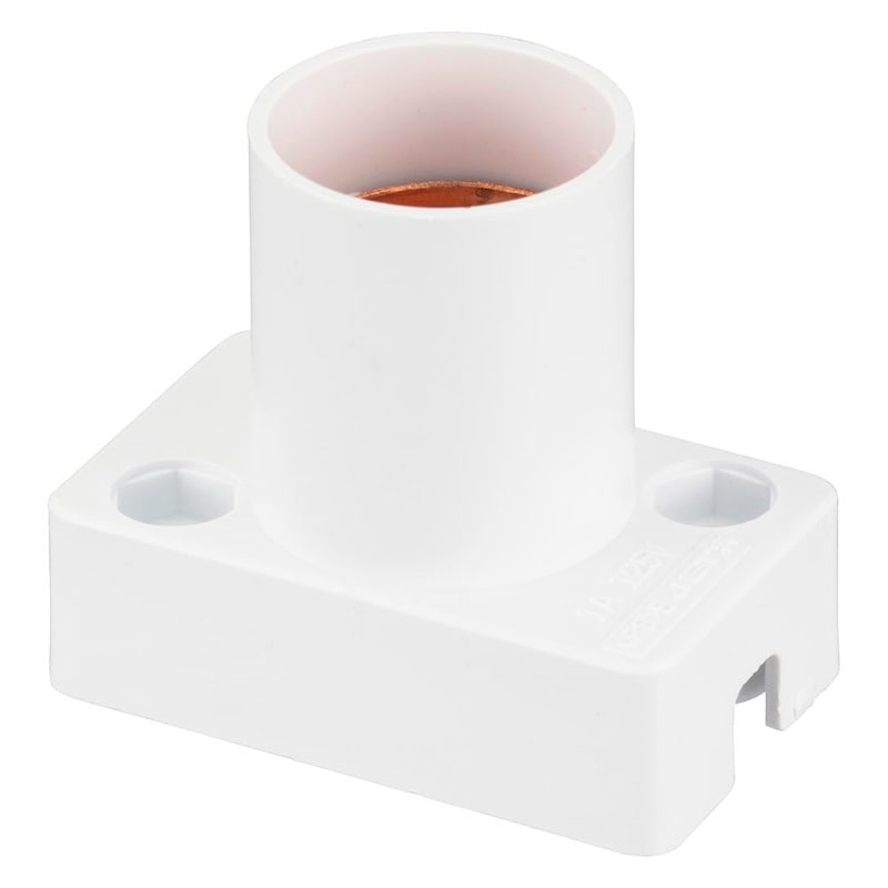 照明用プラソケット E17グロー球用 白｜HS-L17PS-W 04-5300｜通販なら