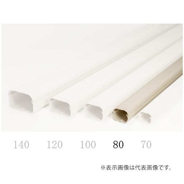 トーヨー ダクト本体 80タイプ 2m ホワイト｜TD-80 WH 20-1333｜通販