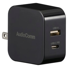 AudioComm USB���㡼���㡼 65WPD�б�USB-C+USB-A��MAV-AP265N 03-6175