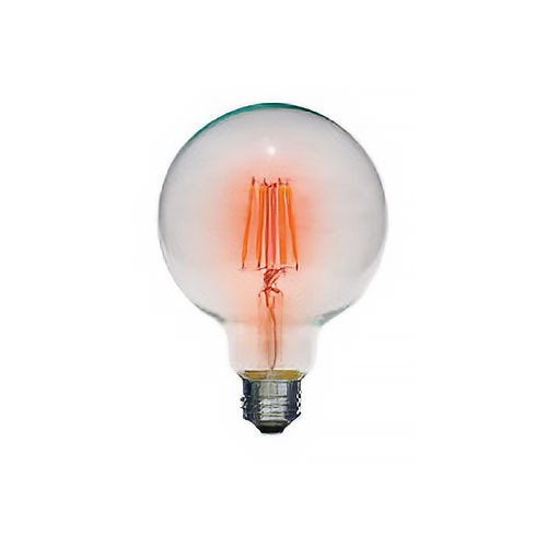 グローバル AMEDAMA フィラメントLEDカラー電球 G95/E26 レッド｜FLDC