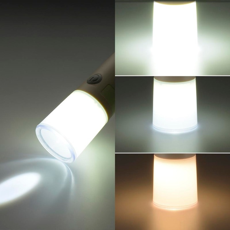 LEDトーチライト&ランタン 300ルーメン｜LP-300AU-W 08-1339｜通販なら