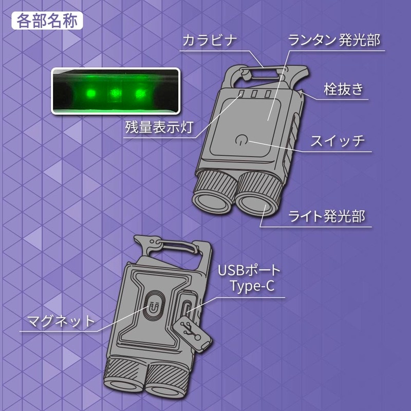 コンパクト2WAYライト 600ルーメン｜LH-CW60A5 08-1524｜通販なら