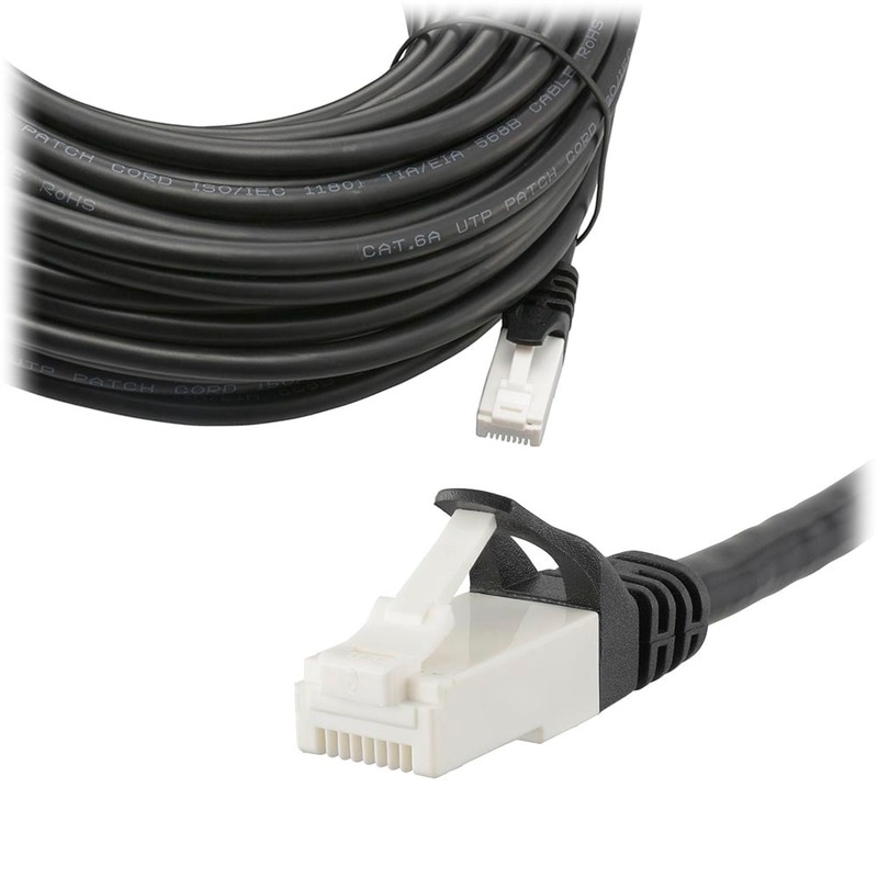 つめが折れないLANケーブル カテゴリー6A 20m｜PC-N6A200-K 05-1076