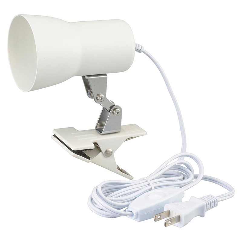 クリップライト E17 電球別売 ホワイト｜LTC-N117AK-W 06-1641｜通販