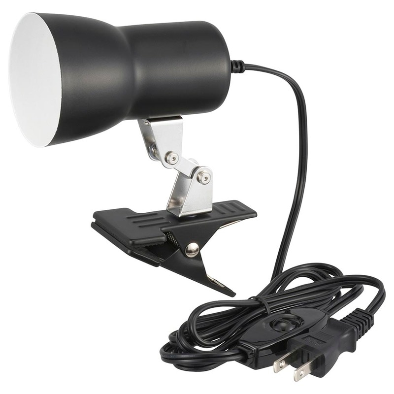 クリップライト E17 電球別売 ブラック｜LTC-N117AK-K 06-1642｜通販
