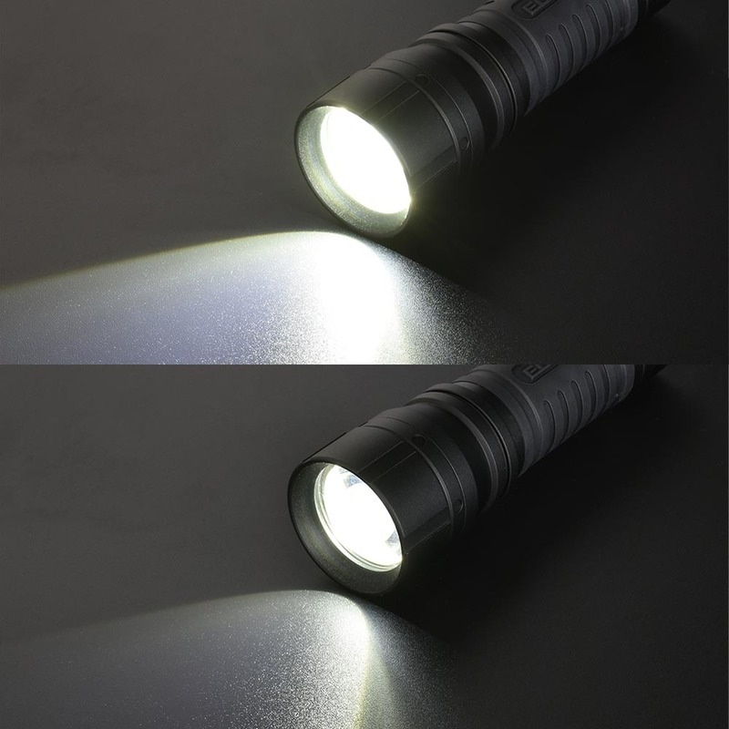 LEDズームライト ラバーグリップ ECLAT 290ルーメン｜LHA-Z30A7