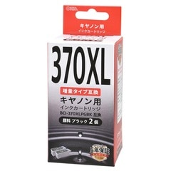 ����Υ�ߴ����� BCI-370XLPGBK ���̥����� �����֥�å� 2������INK-C370XLBK-2P 01-7789