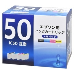 ���ץ���ߴ����� IC50 4���ѥå���INK-E50-4P 01-7795