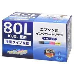 ץߴ IC80L ̥ 4ѥåINK-E80L-4P 01-7797