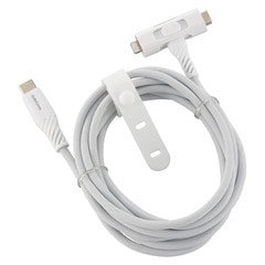 AudioComm ���餵��USB�����֥� Lightning or Type-CtoC ��¦�ڤ괹���� 2����SMT-L20ST1815N 01-7262
