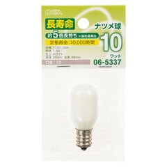 Ĺ��̿�ʥĥ�� E12 10��å� �ۥ磻�ȡ�LB-T20E12110V-LL10WW 06-5337