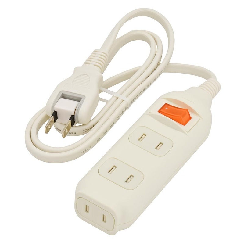 3個口タップ 集中スイッチ付き 1m｜HS-TP31SW22 00-1680｜通販なら