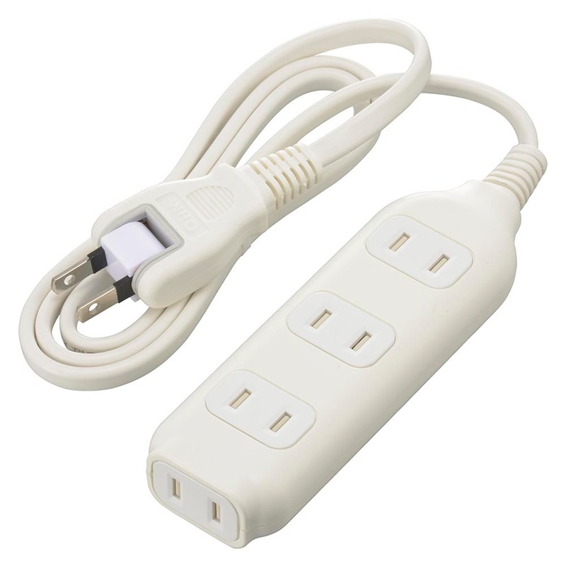 4個口タップ 1m｜HS-T41W22 00-1676｜通販ならオーム電機ダイレクト