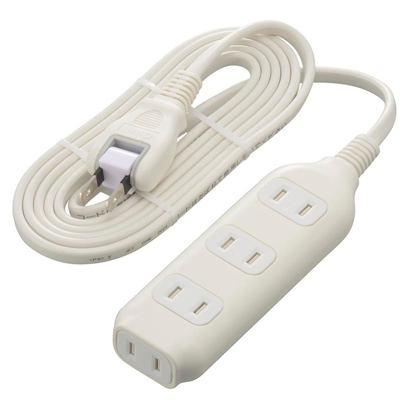 4個口タップ 2m｜HS-T42W22 00-1677｜通販ならオーム電機ダイレクト