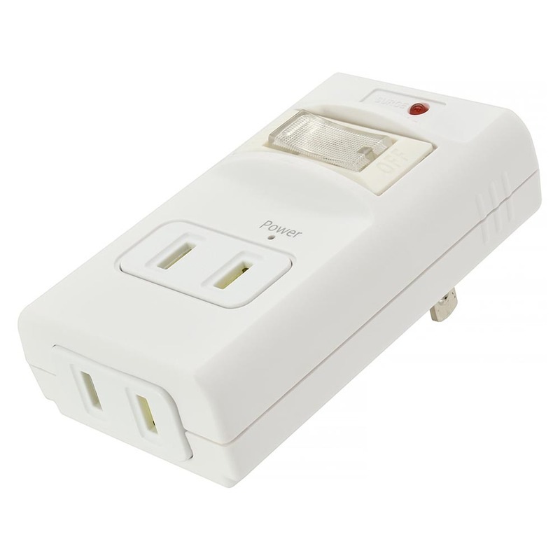 発煙ガードスイッチ付タップ 2個口｜HS-A2PH-W 00-2591｜通販なら
