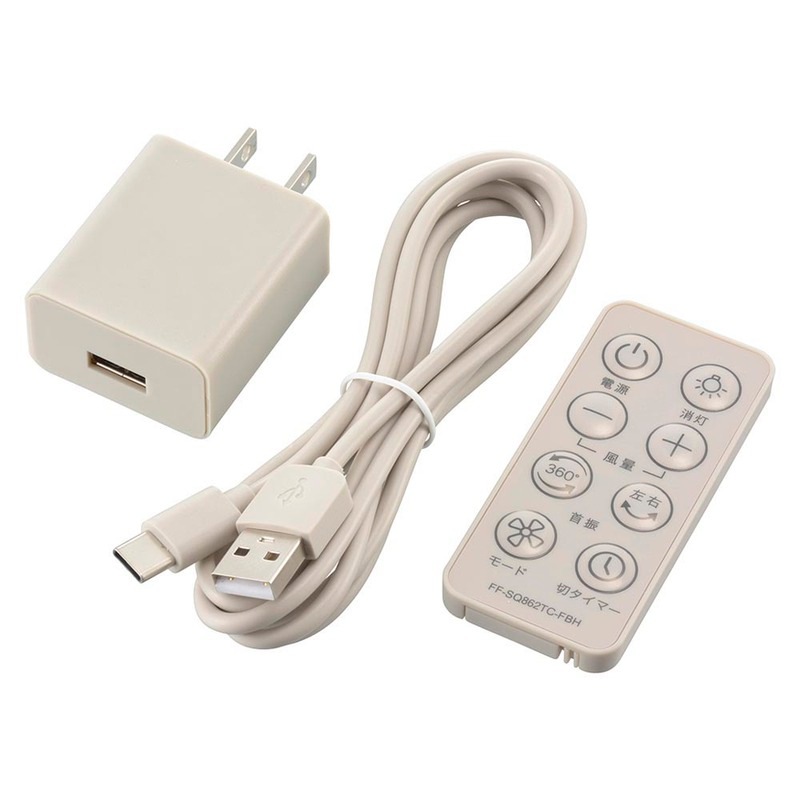 360°首振サーキュレーター DC 18畳 グレージュ｜FF-SQ862TC-FBH 00